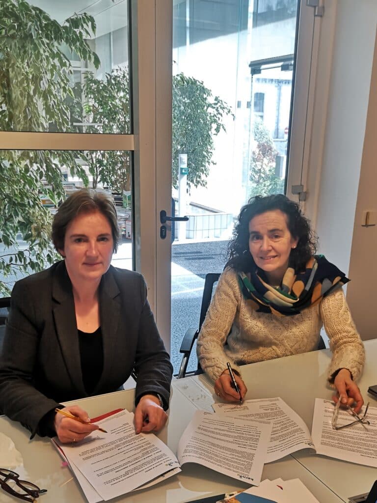 Signature de la convention de partenariat avec notre lauréat Solidarité Paysans de Bretagne